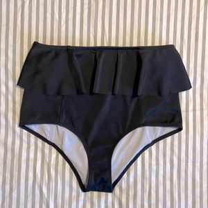 Kortni Jean Peplum high waist Swim bottoms Size Small